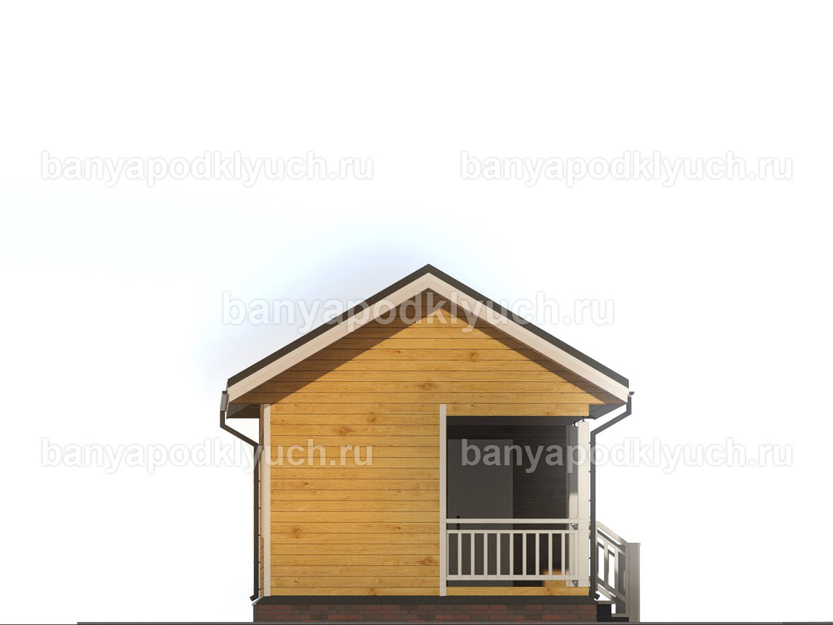 Баня из бруса 6x4.5 м Баня из бруса 6x4.5 м