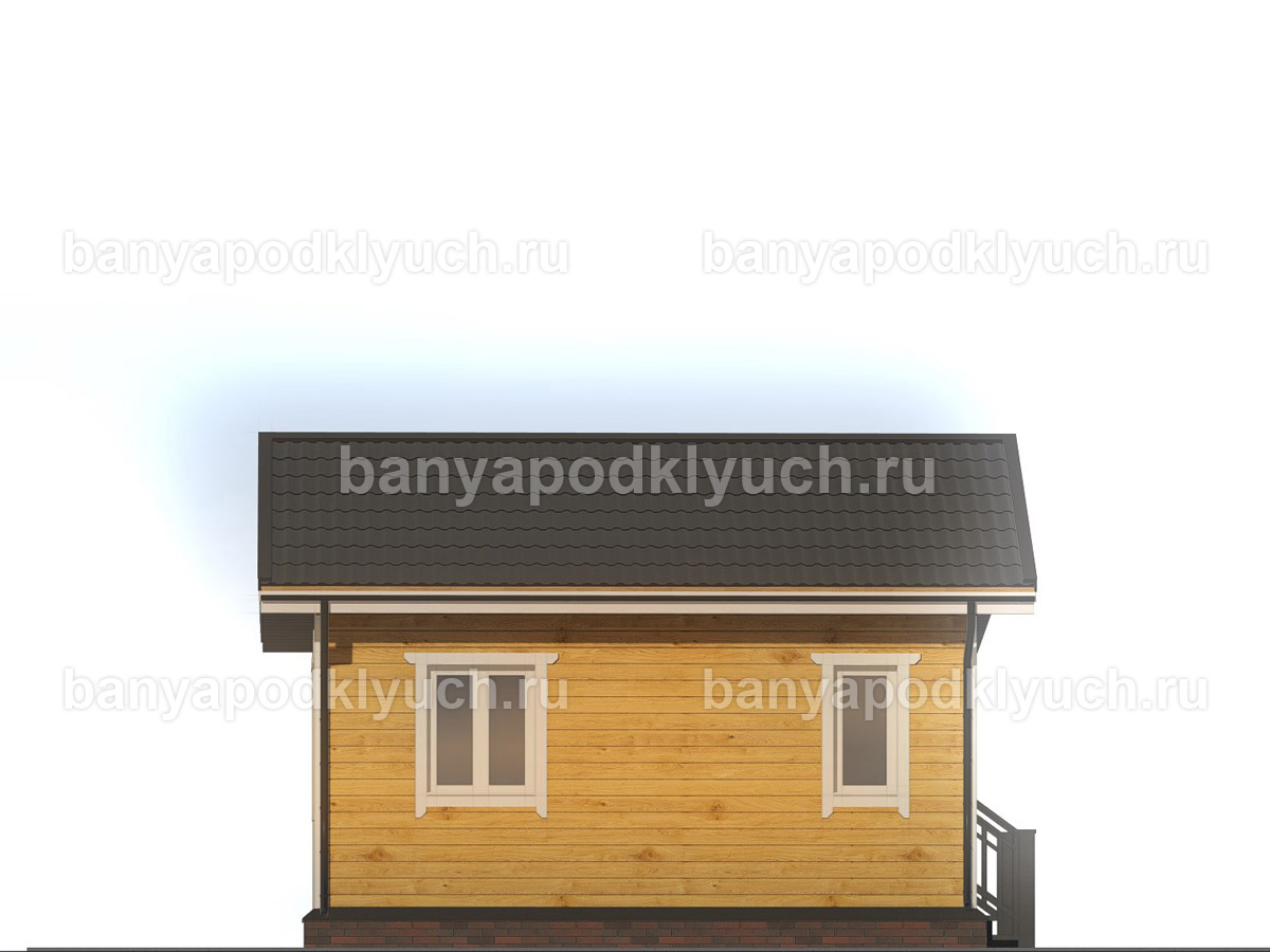 Баня из бруса 6x6 м Баня из бруса 6x6 м