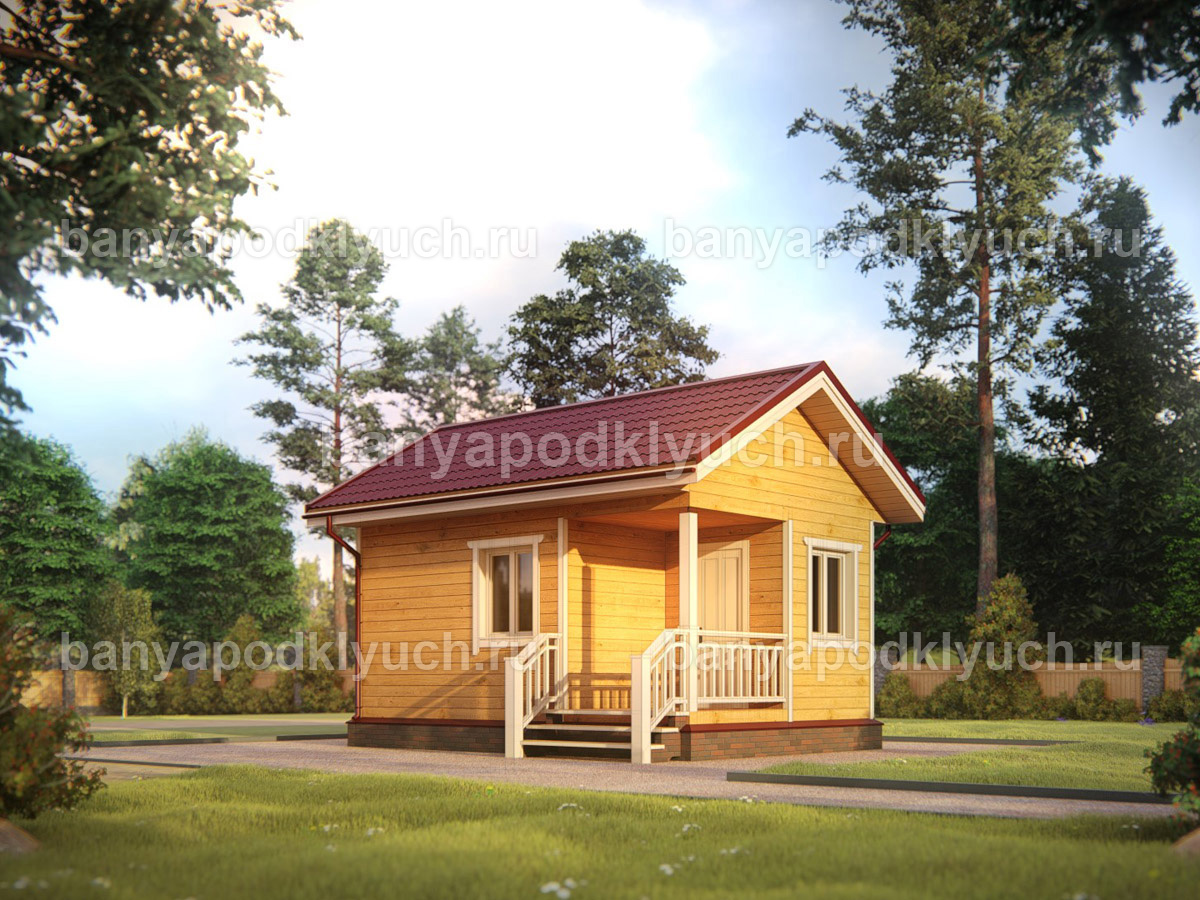 Баня из бруса 6x4 м Баня из бруса 6x4 м