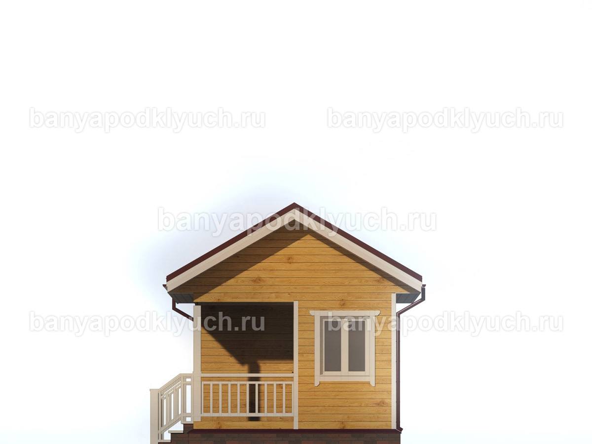 Баня из бруса 6x4 м Баня из бруса 6x4 м