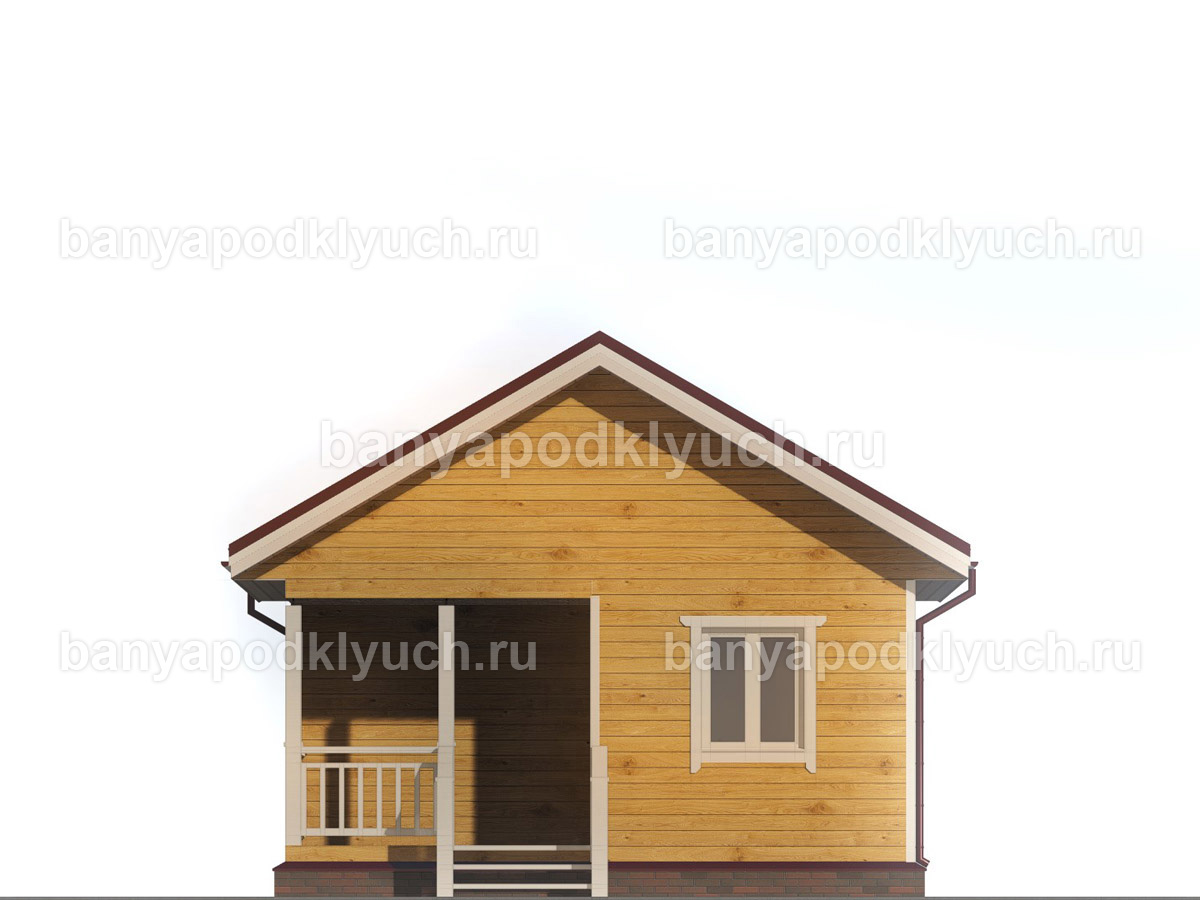 Баня из бруса 6x6 м Баня из бруса 6x6 м