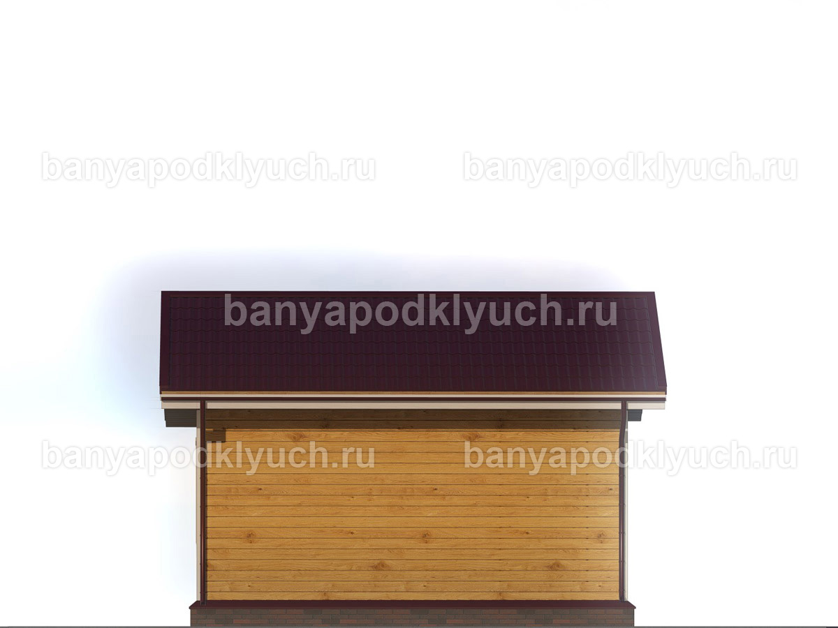 Баня из бруса 6x4 м Баня из бруса 6x4 м