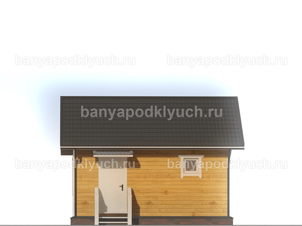 Баня из бруса 6x6 м Баня из бруса 6x6 м