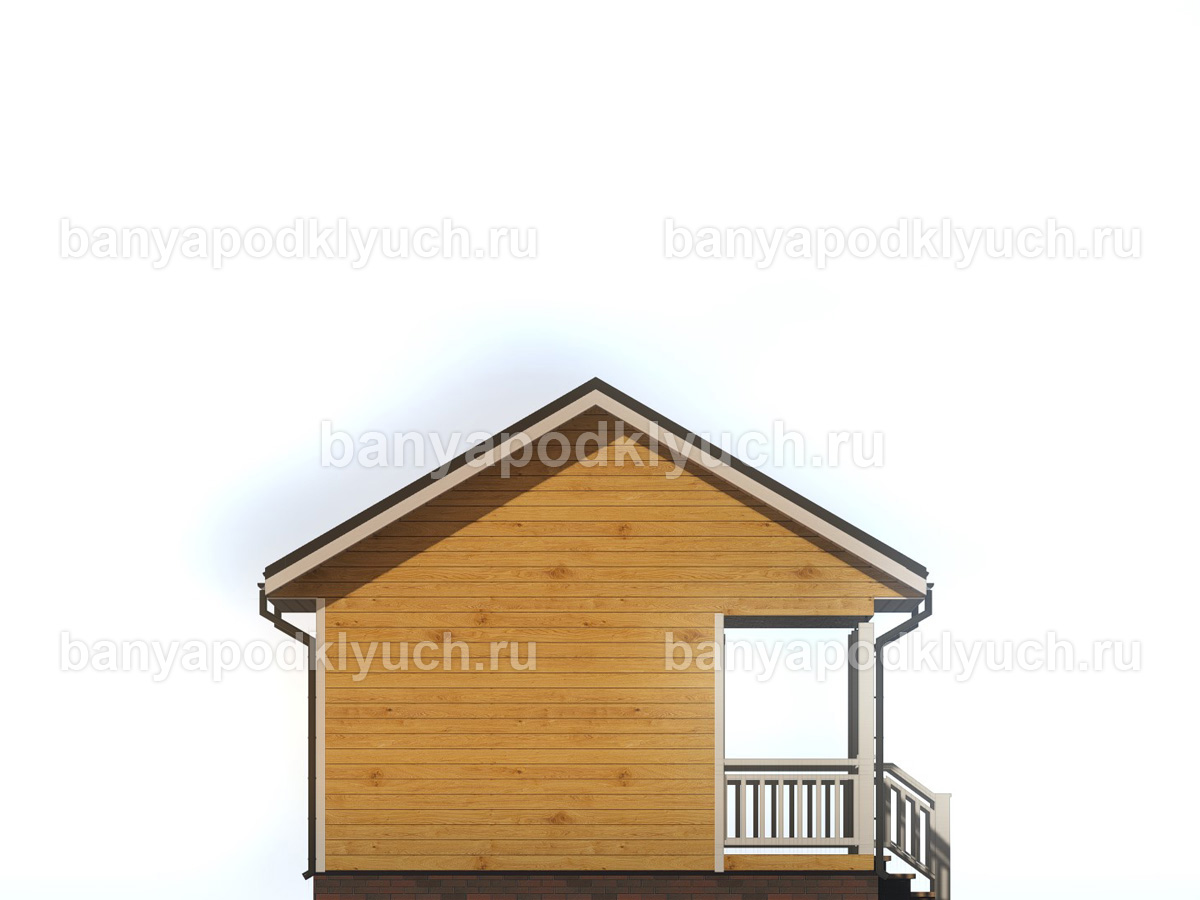 Баня из бруса 5.5x4 м Баня из бруса 5.5x4 м