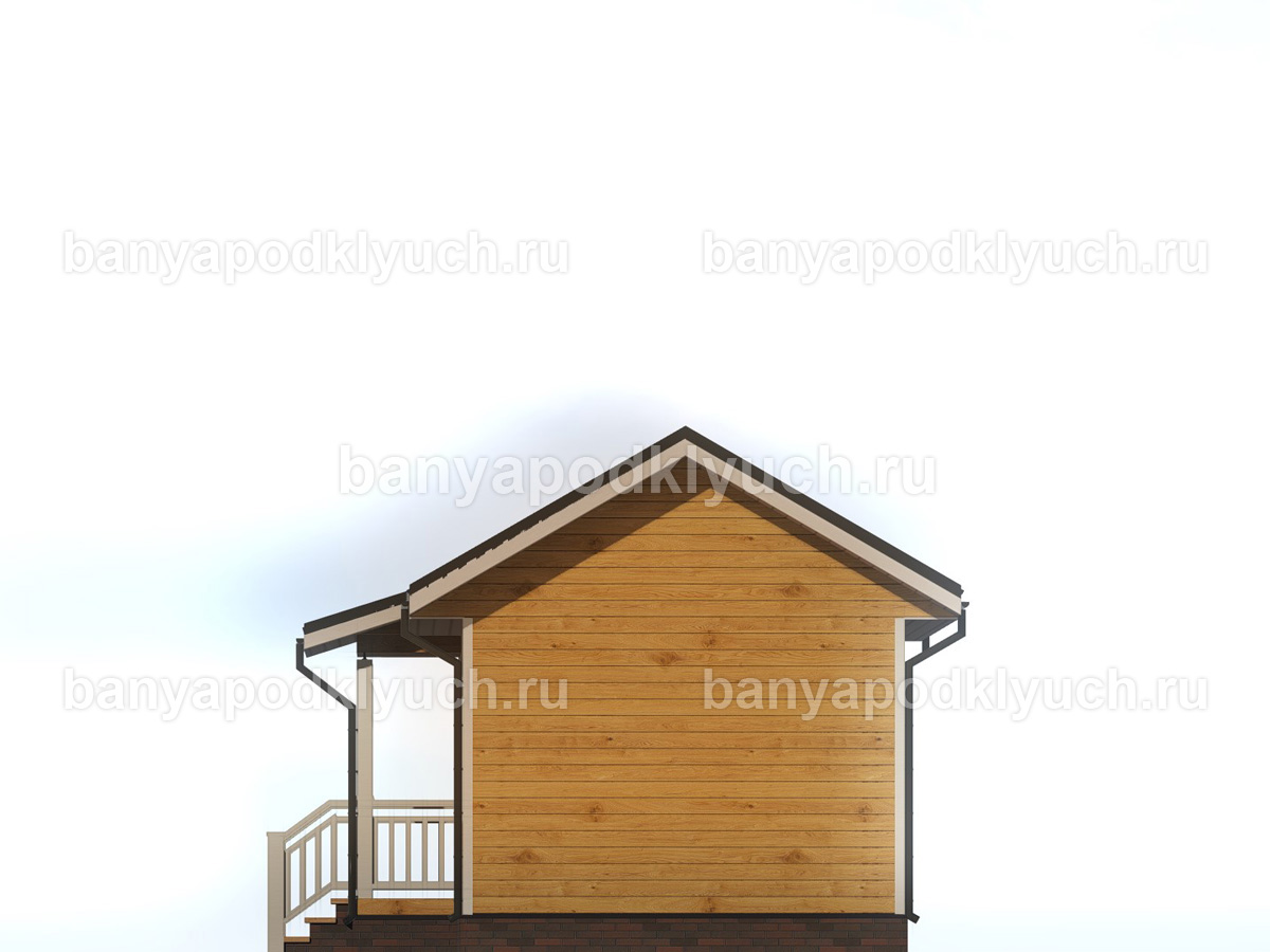 Баня из бруса 6x4 м Баня из бруса 6x4 м