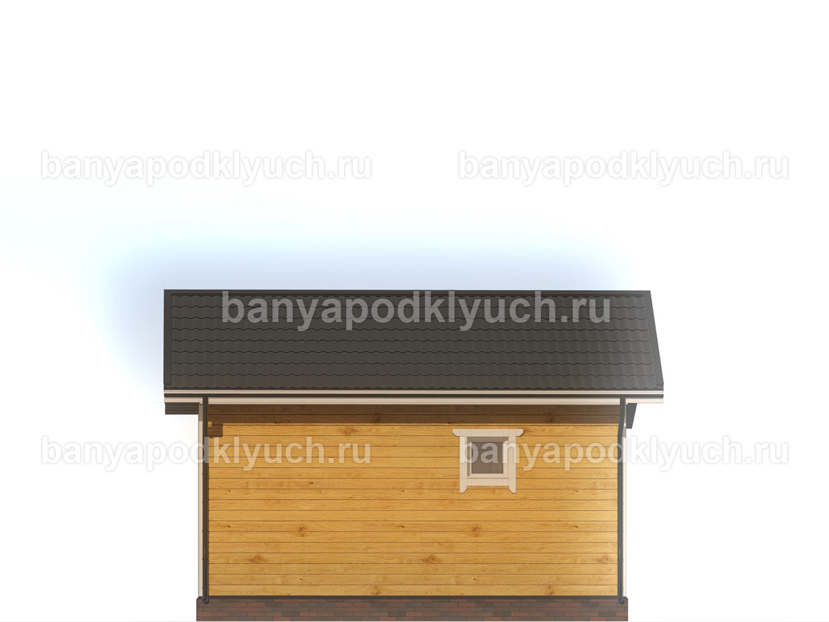 Баня из бруса 6x4 м Баня из бруса 6x4 м