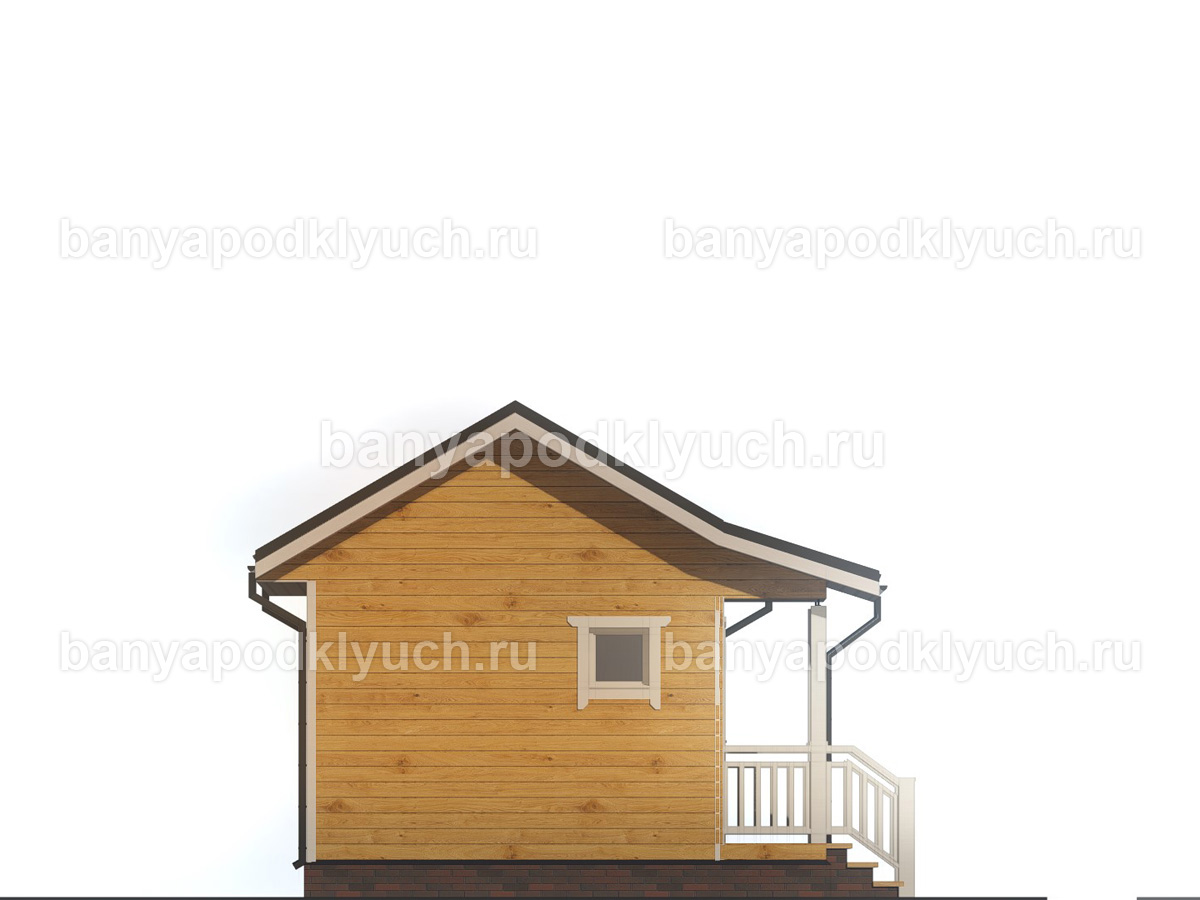Баня из бруса 6x4 м Баня из бруса 6x4 м