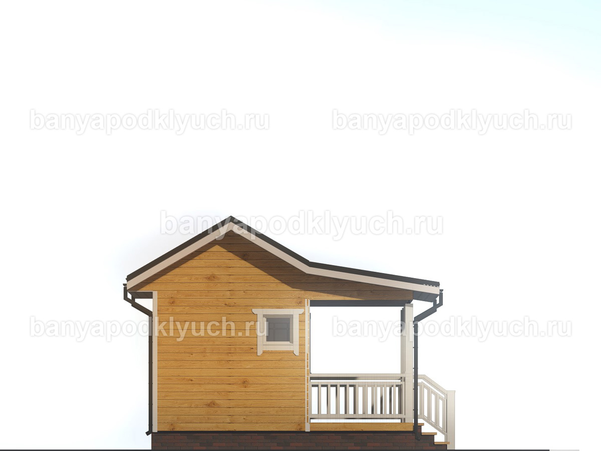 Баня из бруса 6x5 м Баня из бруса 6x5 м
