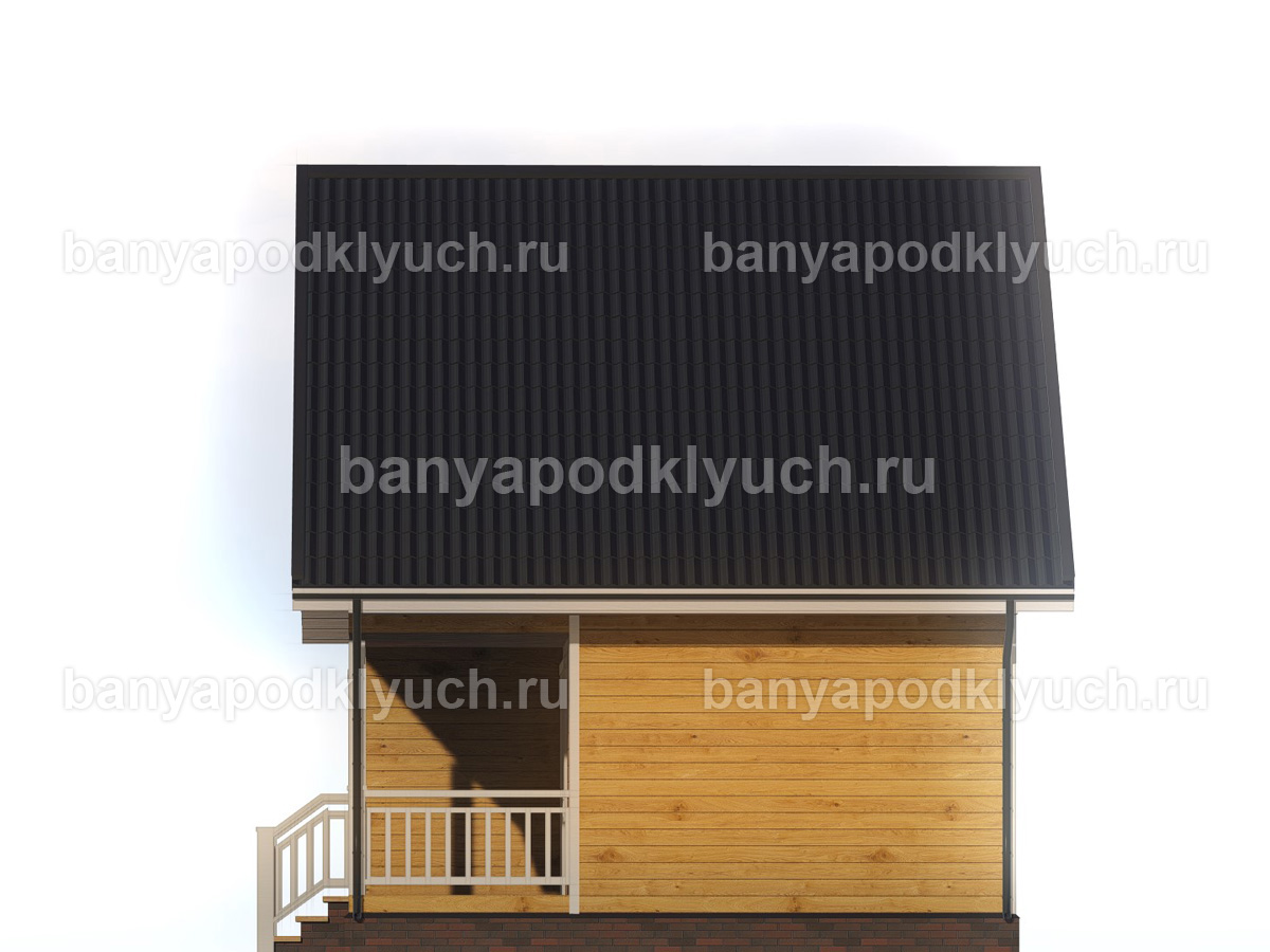 Баня из бруса 8x6 м Баня из бруса 8x6 м