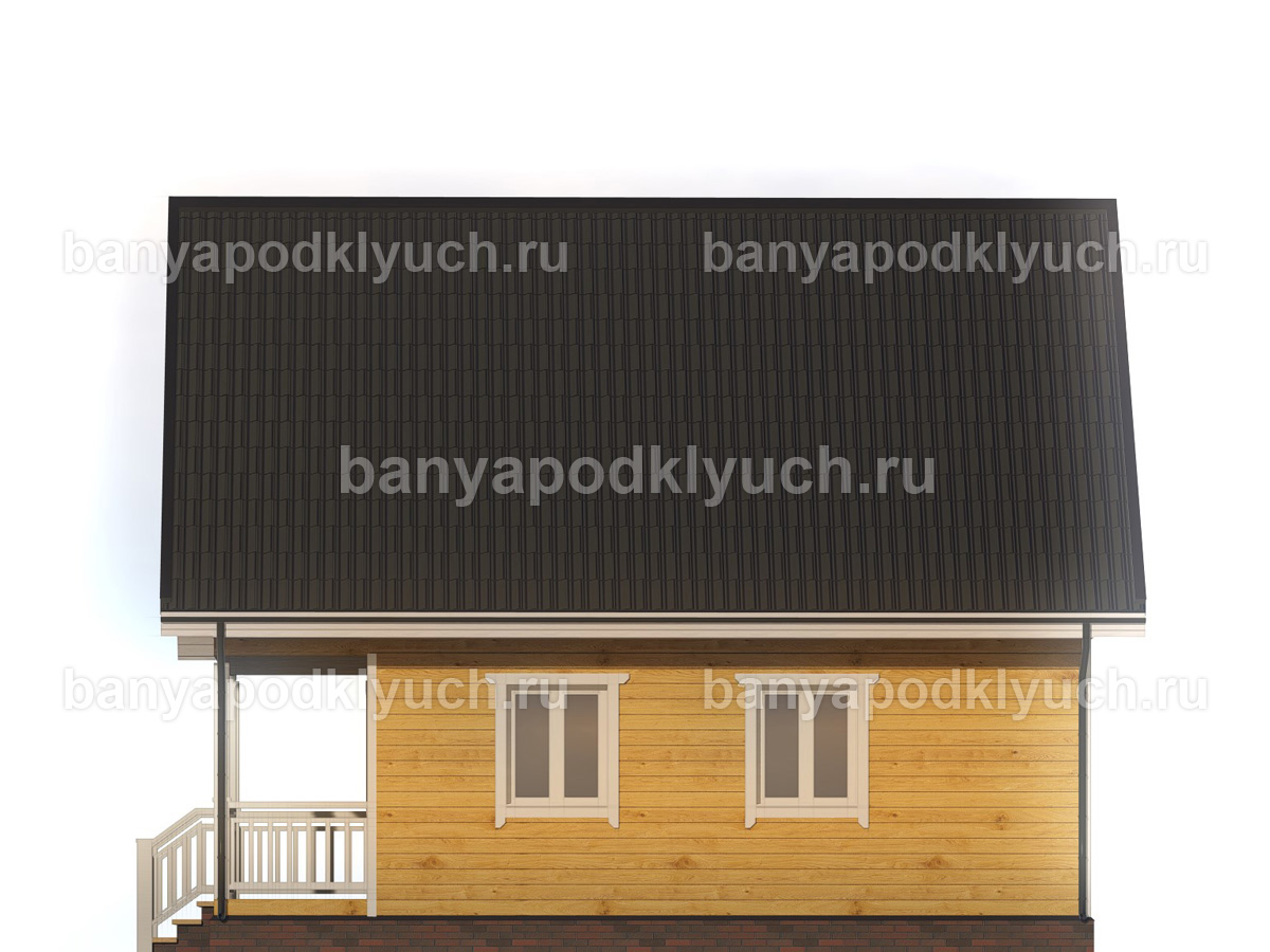 Баня из бруса 8,5x6 м Баня из бруса 8,5x6 м