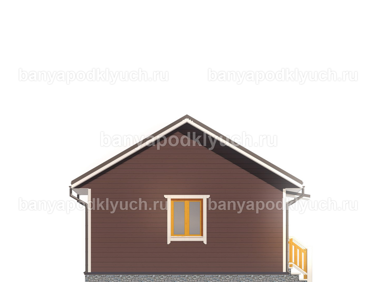 Каркасная баня 6x6 м Каркасная баня 6x6 м