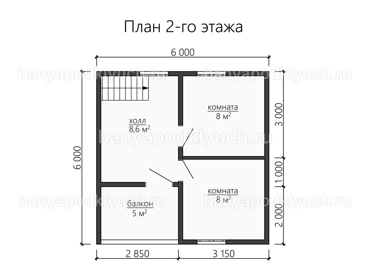Каркасная баня 8x6 м Каркасная баня 8x6 м